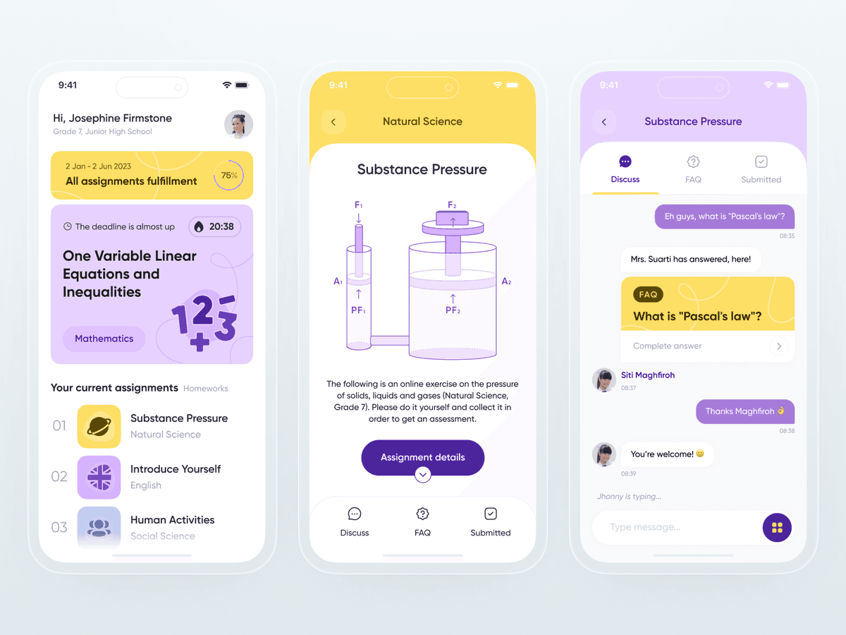 Academica Platform Manage School Assignments