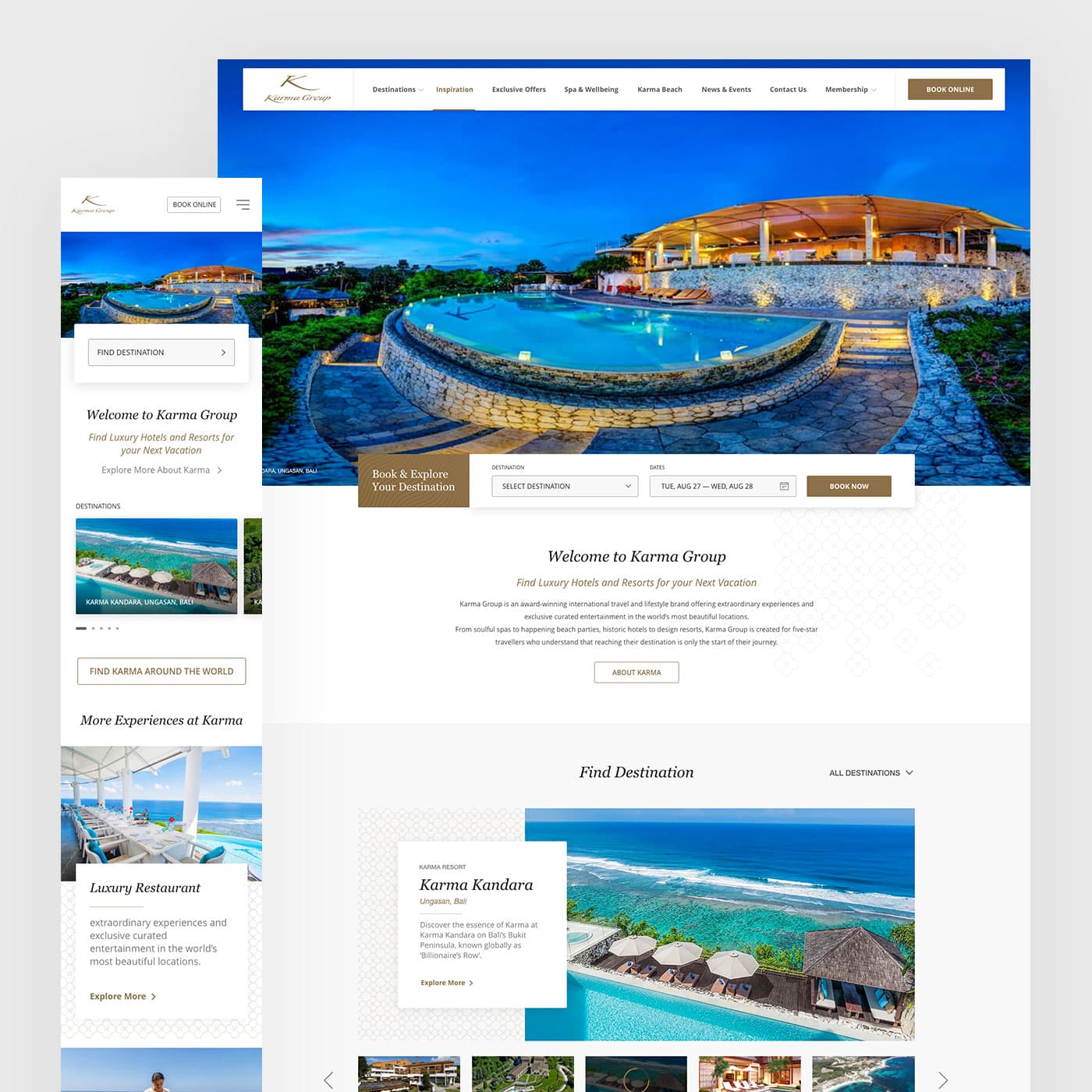Karmagroup - Home Redesign