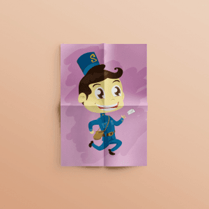 Pak Pos Illustration