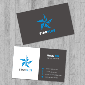 Star Blue - Business Card Design