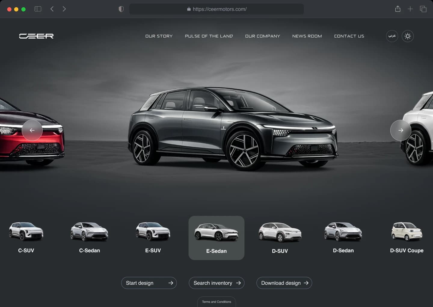 CEER Website Showcase