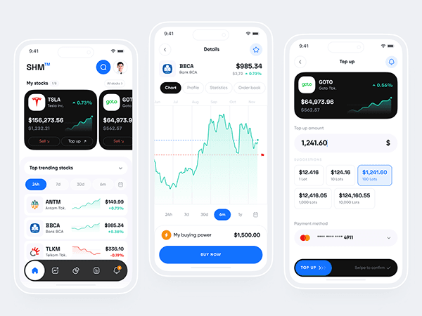 SHM Stock - Mobile App