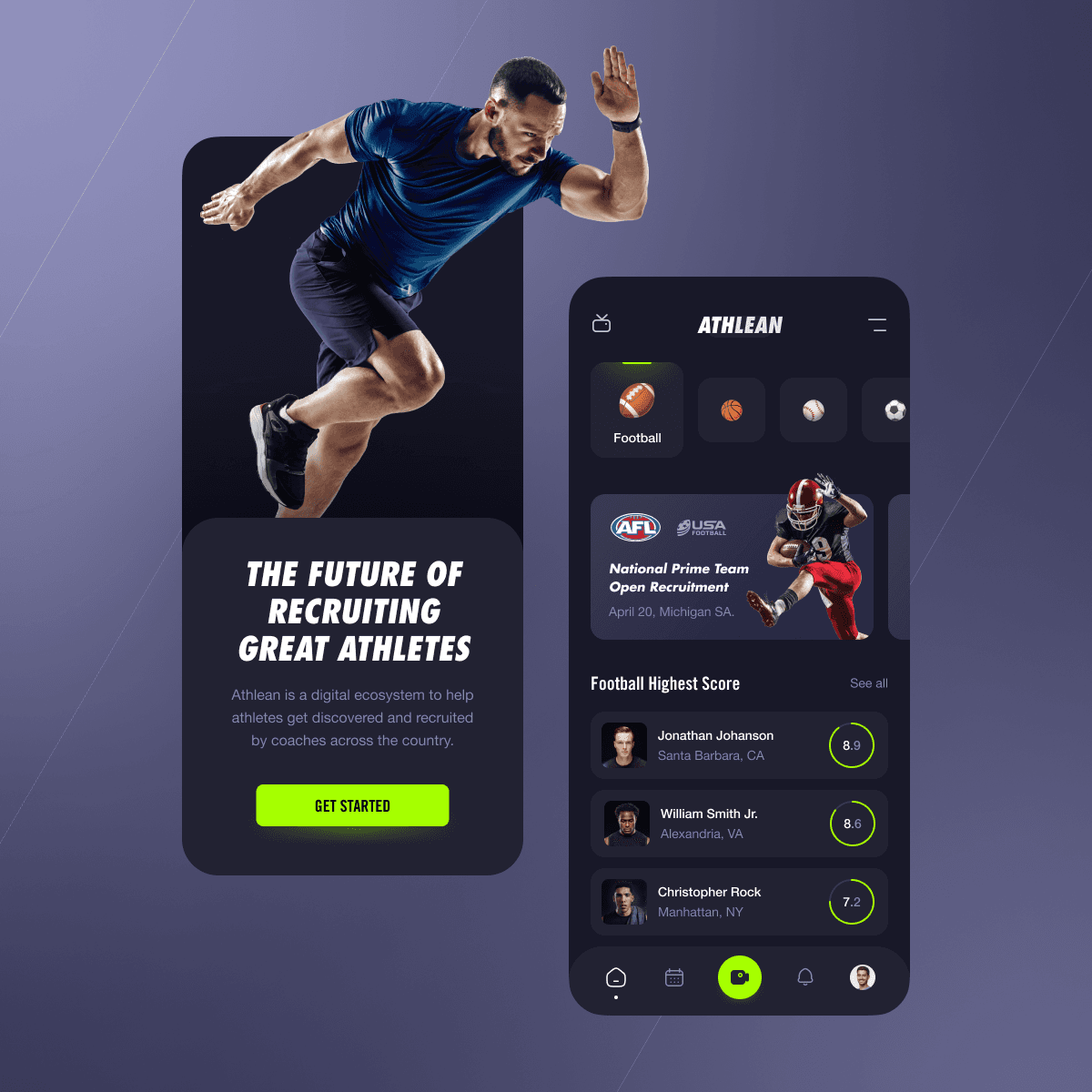 Athlete Recruiting Platform