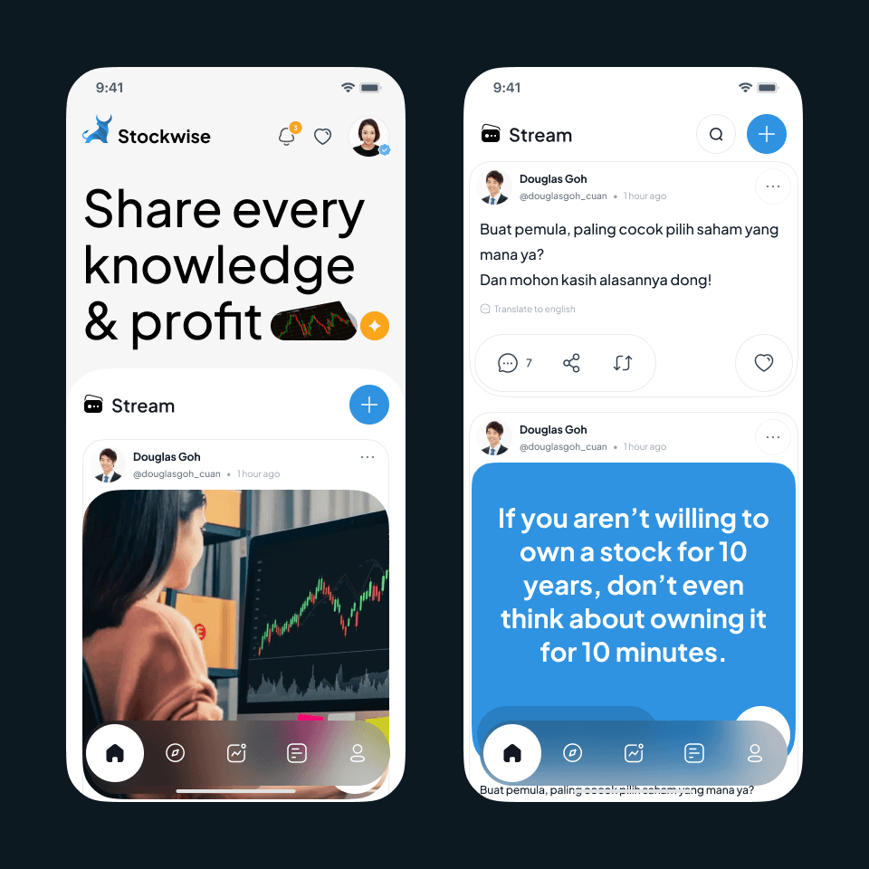 Stockwise - Stocks Management - Mobile App