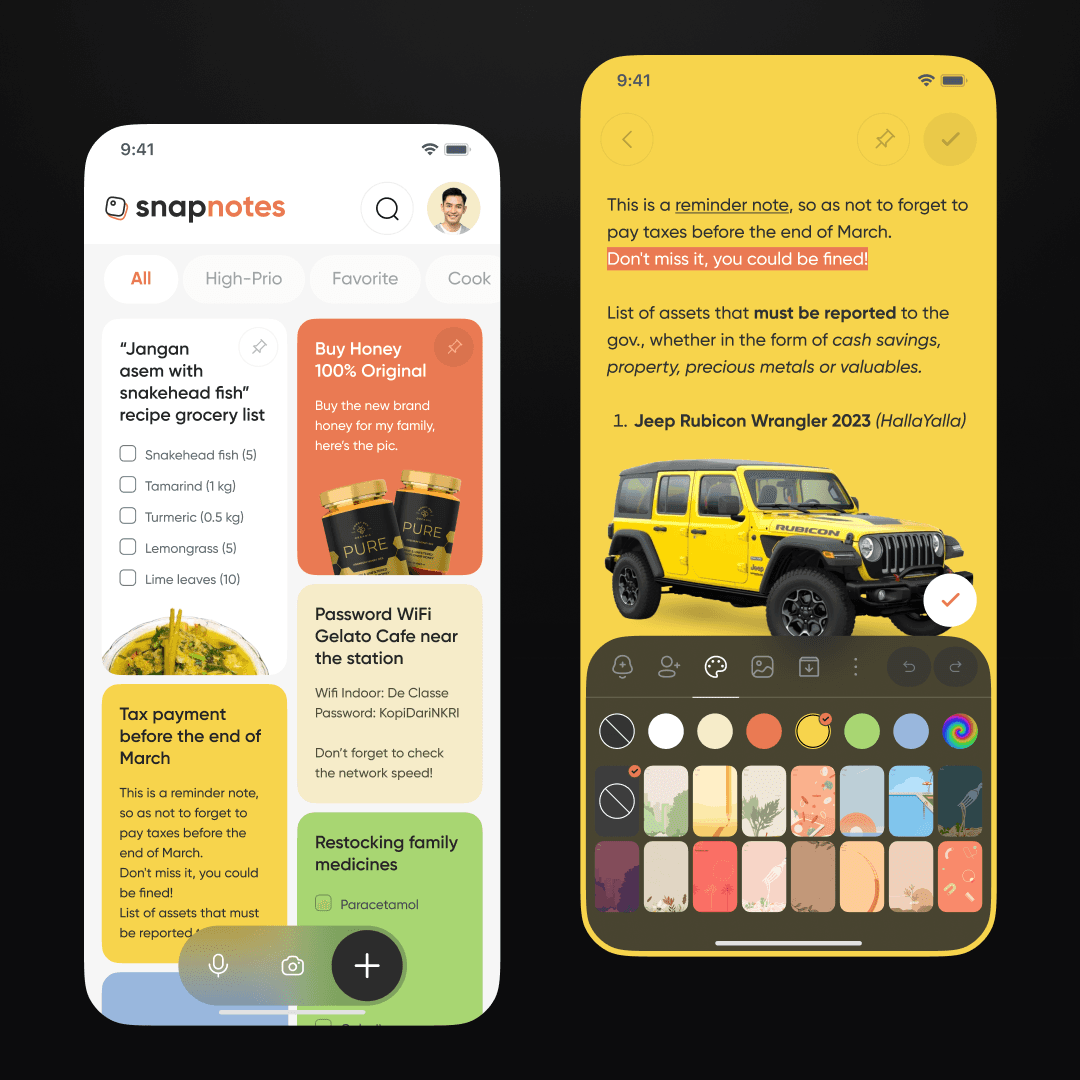 Snapnotes